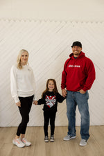 Load image into Gallery viewer, Sunday Comfy Crew Baseball Mom Era Chest and Back Logo