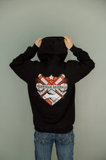 Load image into Gallery viewer, Youth Hoodie with Crossing Bats Logo
