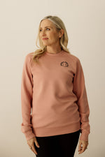 Load image into Gallery viewer, Sunday Comfy Crew Baseball Mom Era Chest and Back Logo
