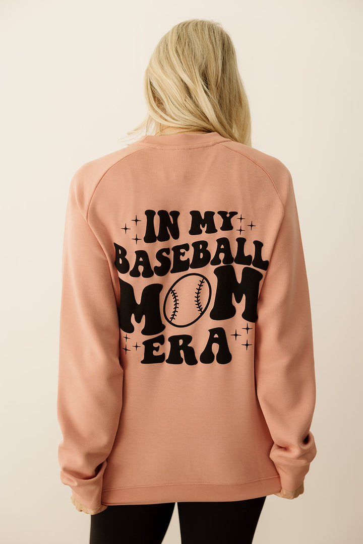 Sunday Comfy Crew Baseball Mom Era Chest and Back Logo