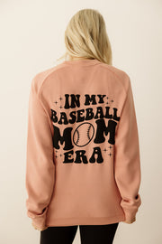 Sunday Comfy Crew Baseball Mom Era Chest and Back Logo