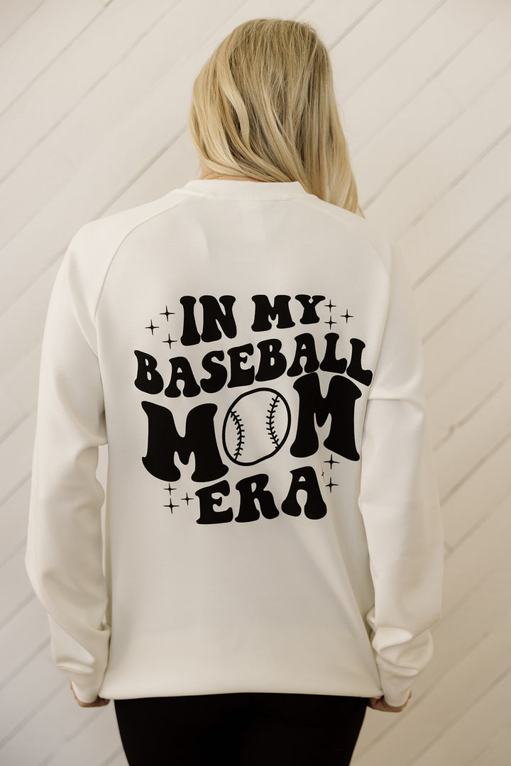 Sunday Comfy Crew Baseball Mom Era Chest and Back Logo